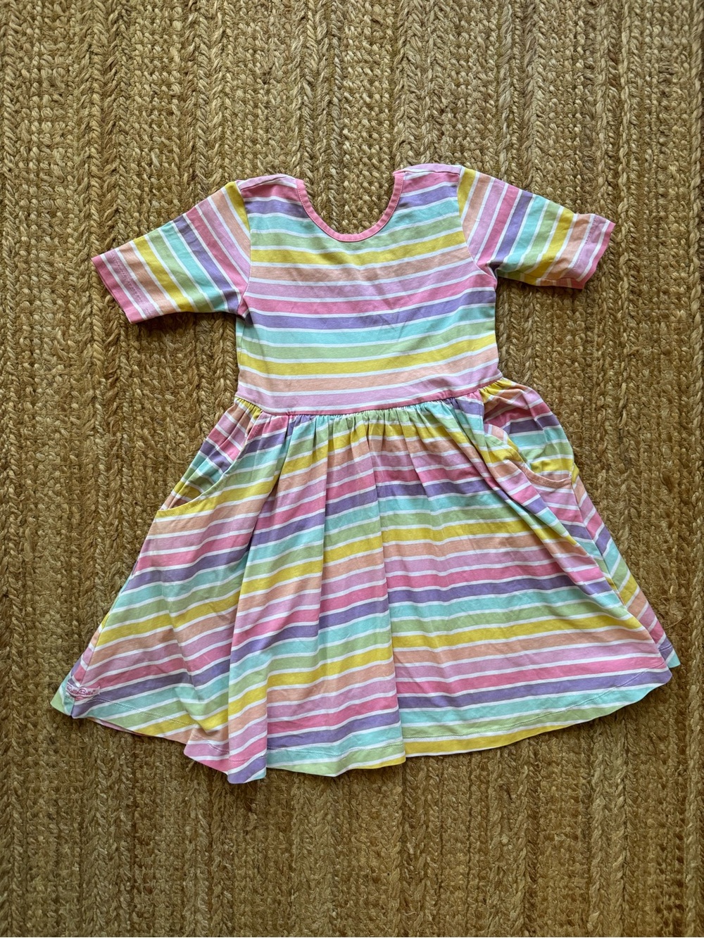 Ruffle Butts Striped Dress